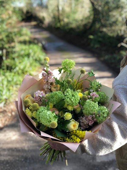 Buttercup Blush Spring Bouquet