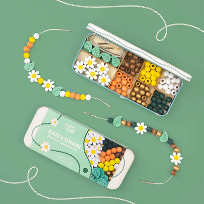 Daisy Bracelet Wooden Bead Jewellery Making Friendship Bracelet Kit Childrens