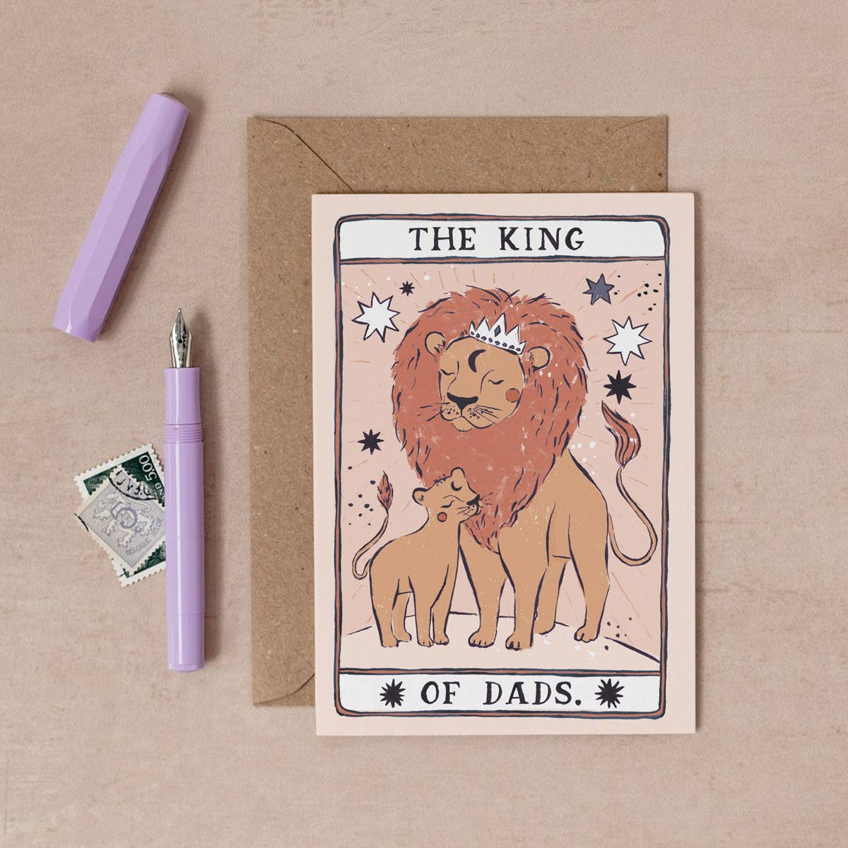 King of Dads Card Father's Day Card