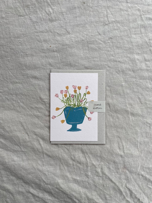 Tulips Mini Art Card
