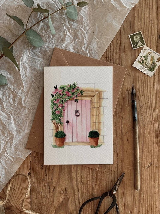 Rose Cottage New Home Card