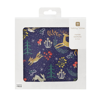 Twilight Forest Christmas Napkins