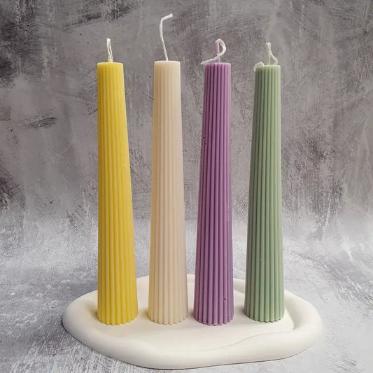 Freestanding Soy Wax Dinner Candles