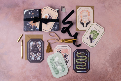 Lucky Clover Good Luck Card | Greetings Cards | Die Cut Card