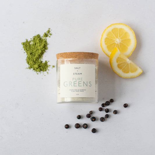 Pure Greens - Seaweed & Green Tea Clay Face Mask 45g