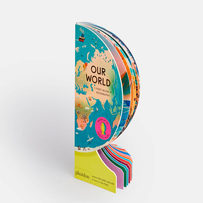 Our World: A First Book of Geography Childrens Book Globe