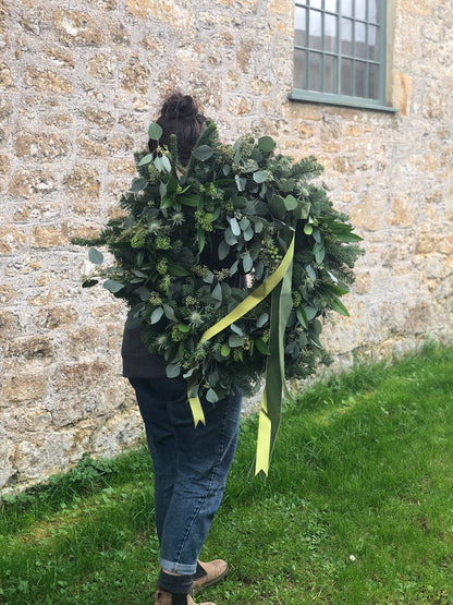 Jack Frost Fresh Door Wreath