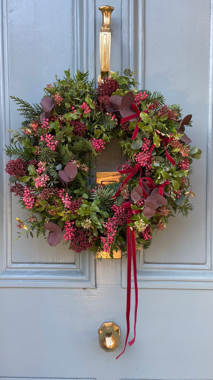 10am-12pm Sunday 22nd November 2026 Luxury Christmas Wreath Workshop