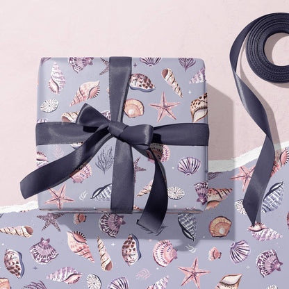 Sea Shells Gift Wrap Wrapping Paper Sheets