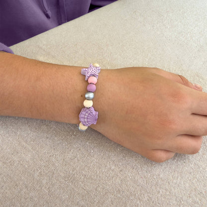 Seashell Bracelet Wooden Bead Jewellery Making Friendship Bracelet Kit Childrens