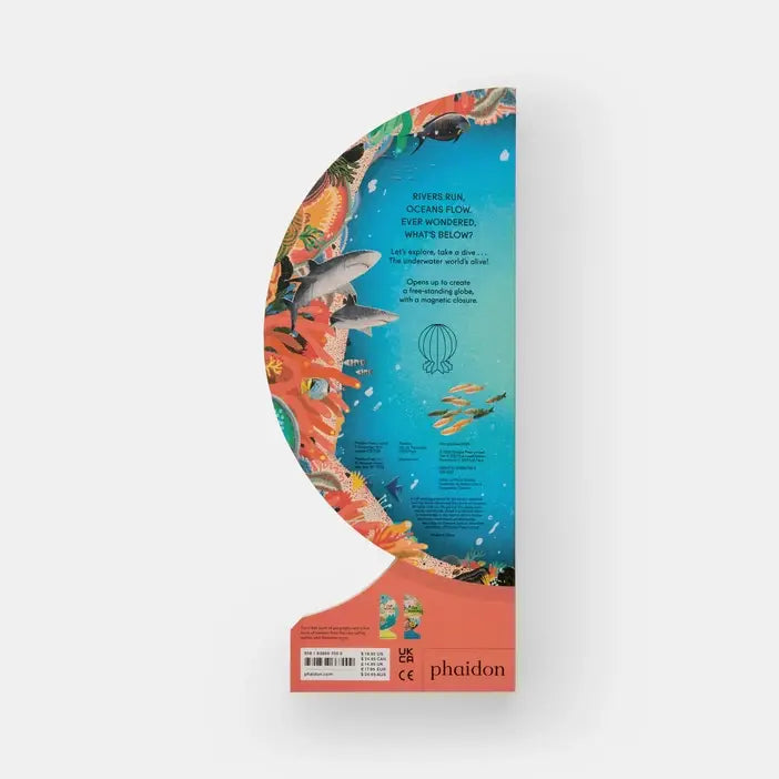 Our Underwater World Childrens Book Freestanding Globe
