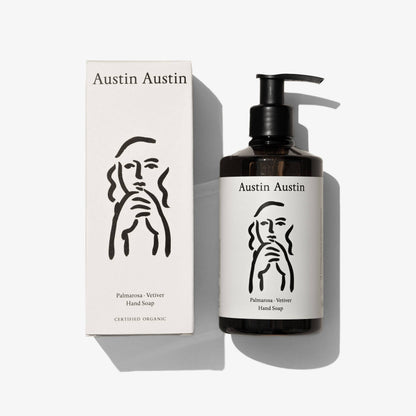 Organic Hand Soap Wash Palmarosa & Vetiver by Austin Austin