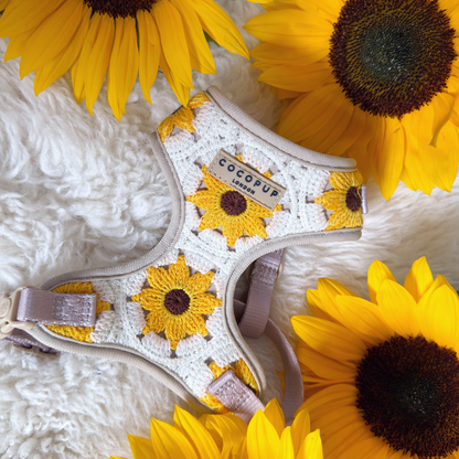Sunflower Patch Adjustable Neck Harness