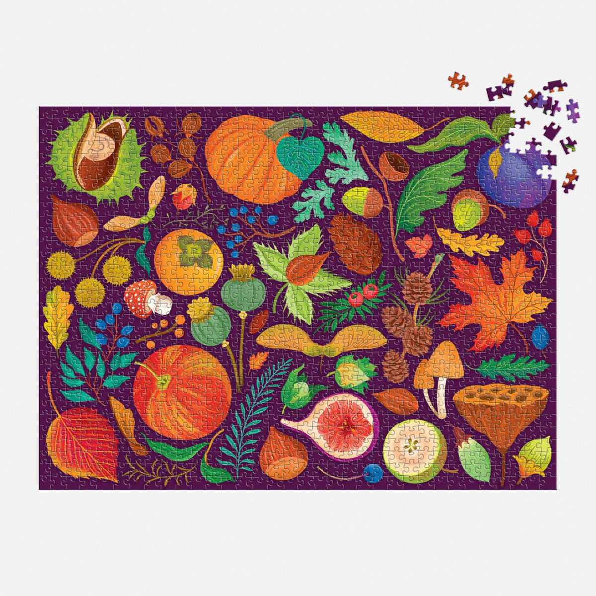 World of Fall Flora 1000 Piece Puzzle Jigsaw Puzzle
