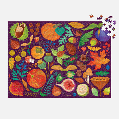 World of Fall Flora 1000 Piece Puzzle Jigsaw Puzzle