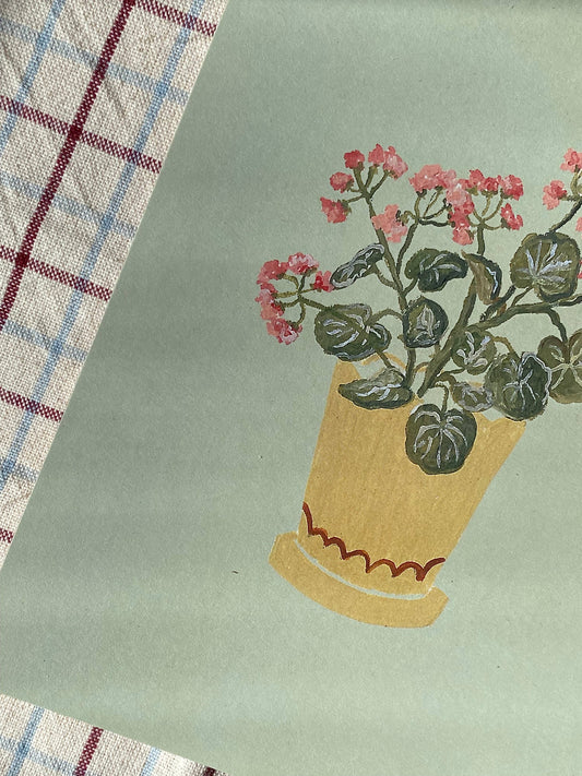 Geraniums - A5 Print