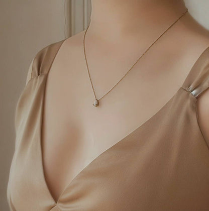Opal Teardrop Pendant Necklace
