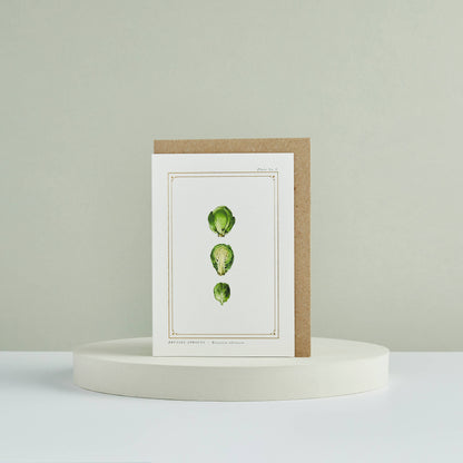 Brussel Sprouts -The Botanist Archive :Festive Edition- Card