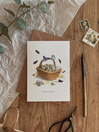 Easter Basket Greetings Card