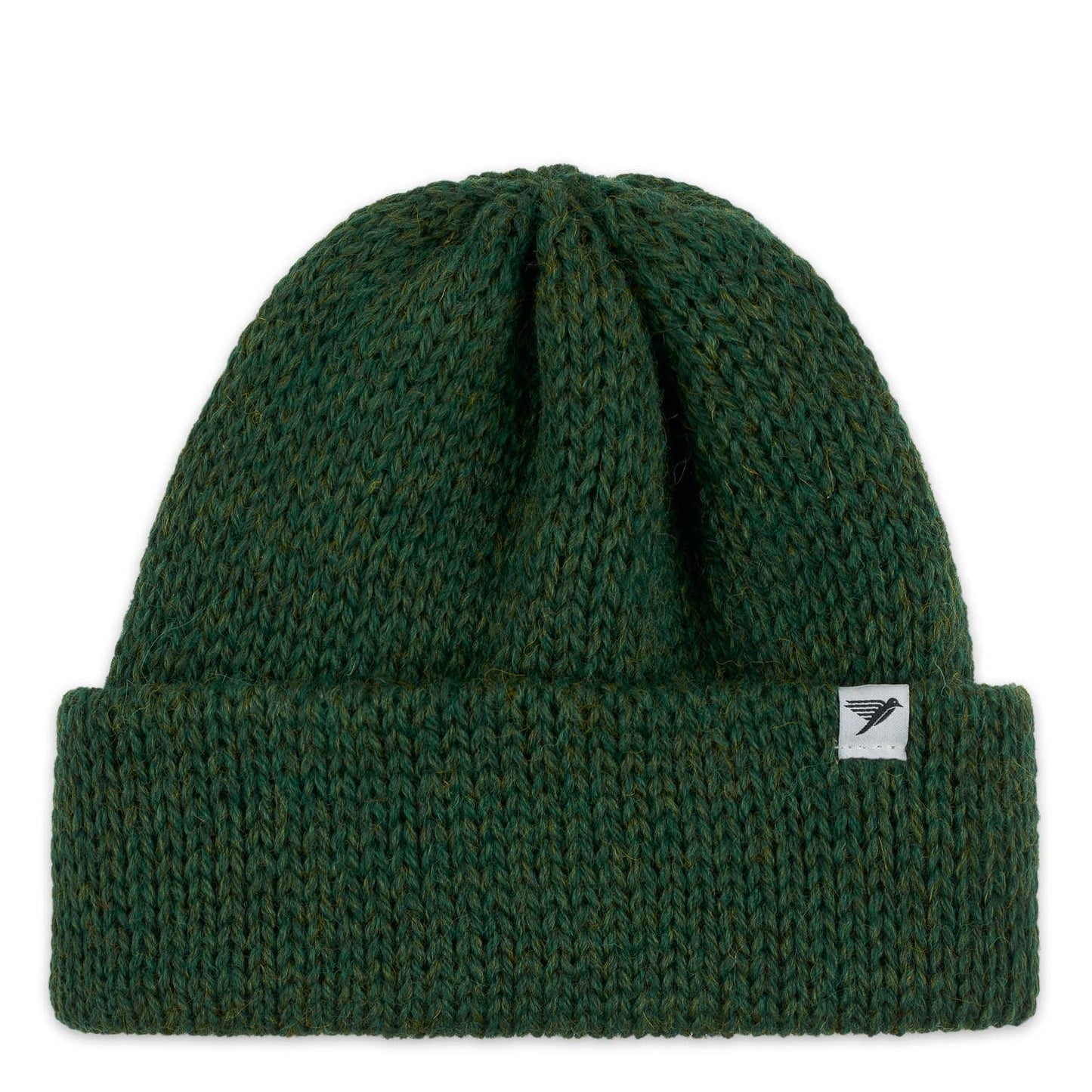 Drift 100% British Wool Fisherman Rolled Cuff Beanie