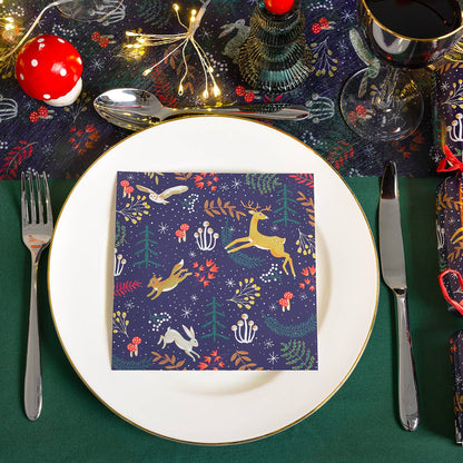 Twilight Forest Christmas Napkins