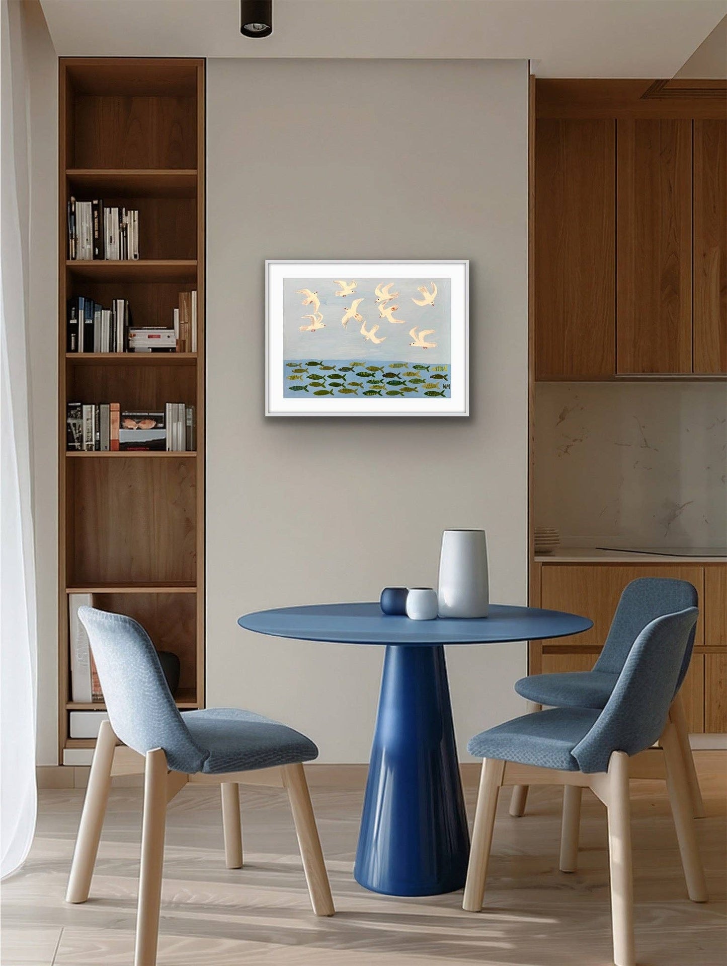 Above and Below the Sea Art Print