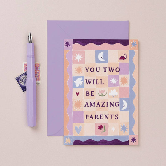 You'll Be Amazing Parents Card | New Parents Baby Cards