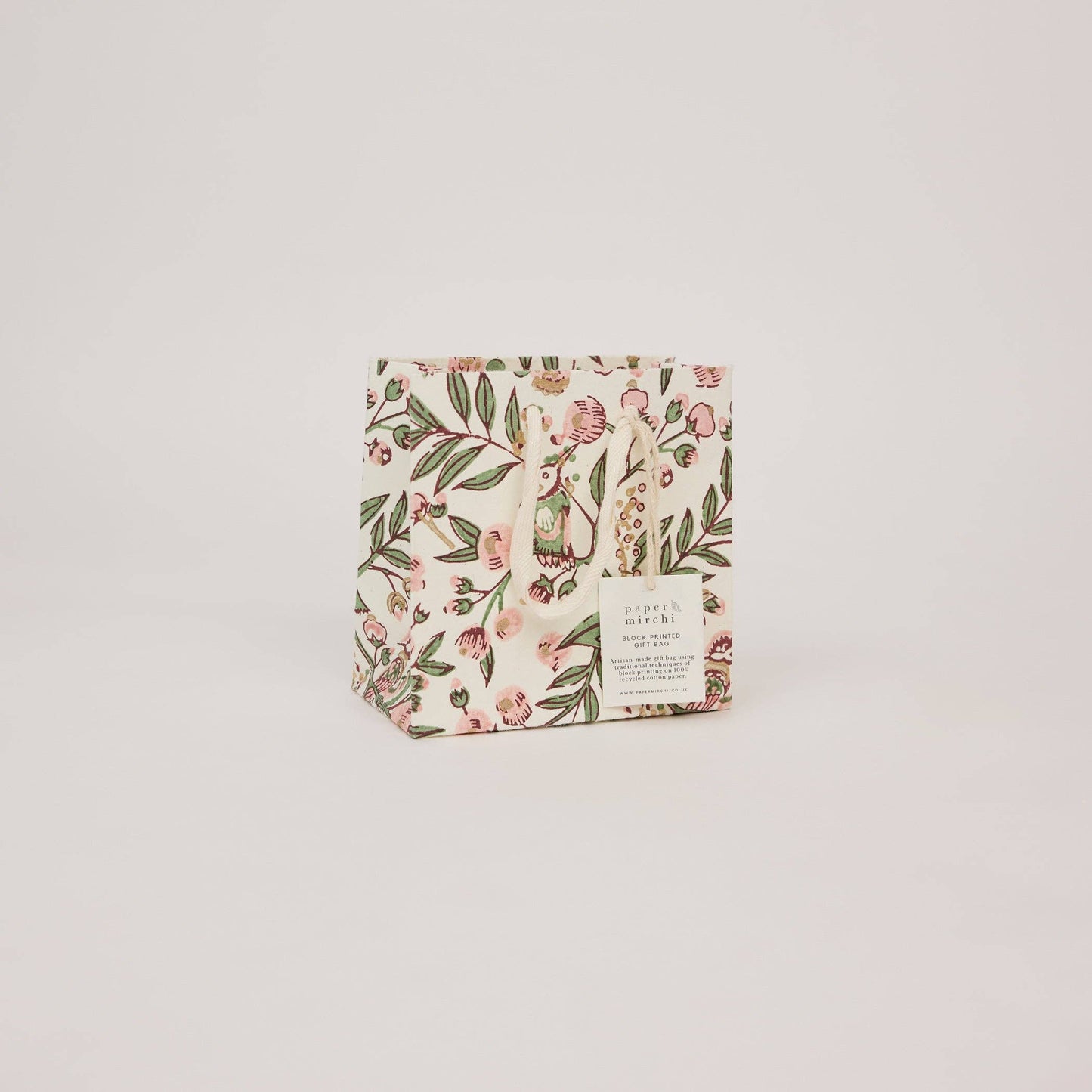 Songbird Blush Small Block Printed Gift Bags