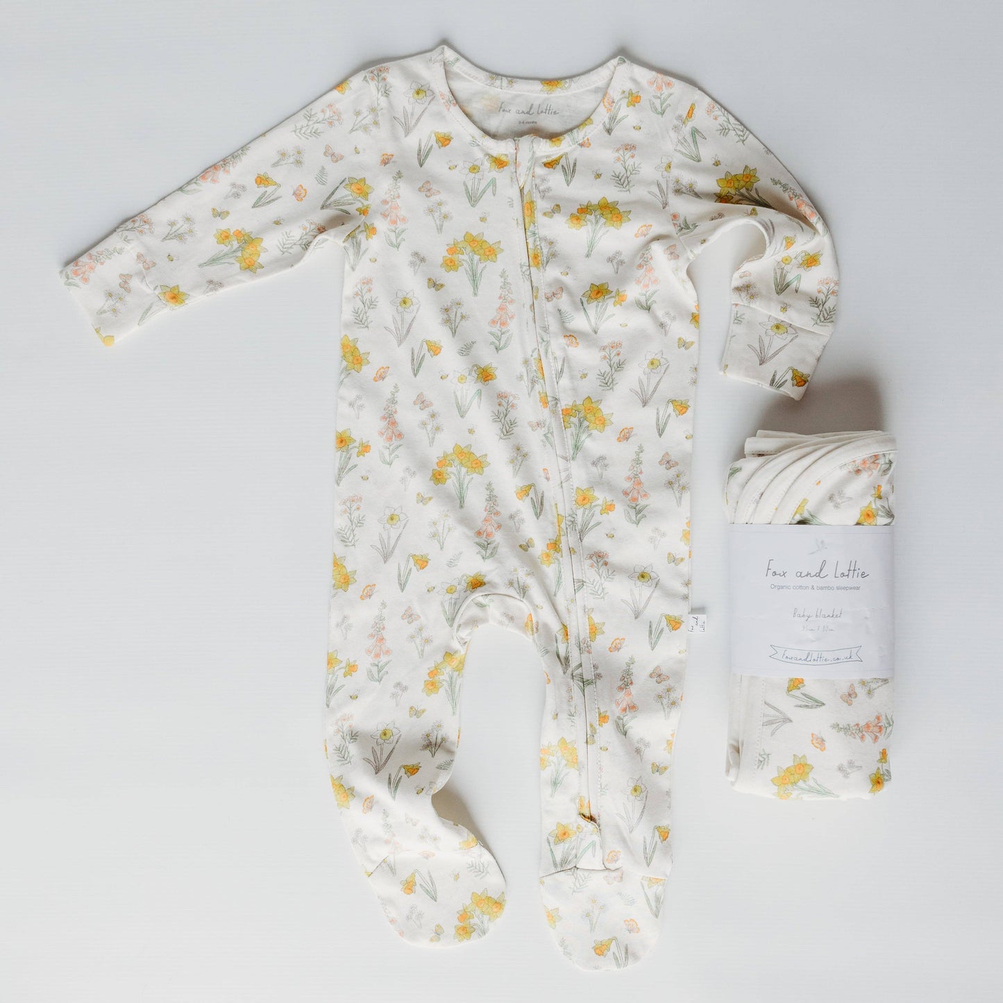 Baby Hats Daffodil Organic Cotton & Bamboo Newborn - 3 Months