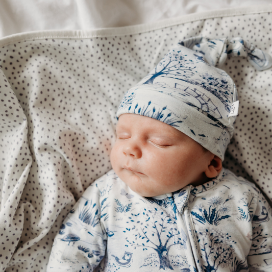 Baby Hats On The River Organic Cotton & Bamboo Newborn - 3 Months