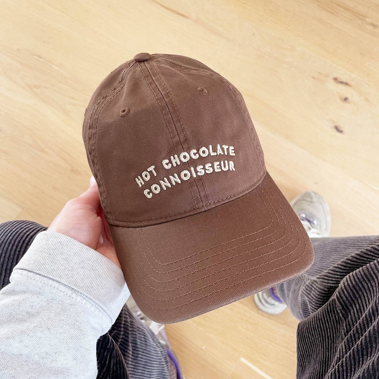Hot Chocolate Connoisseur - 100% Cotton Baseball Cap