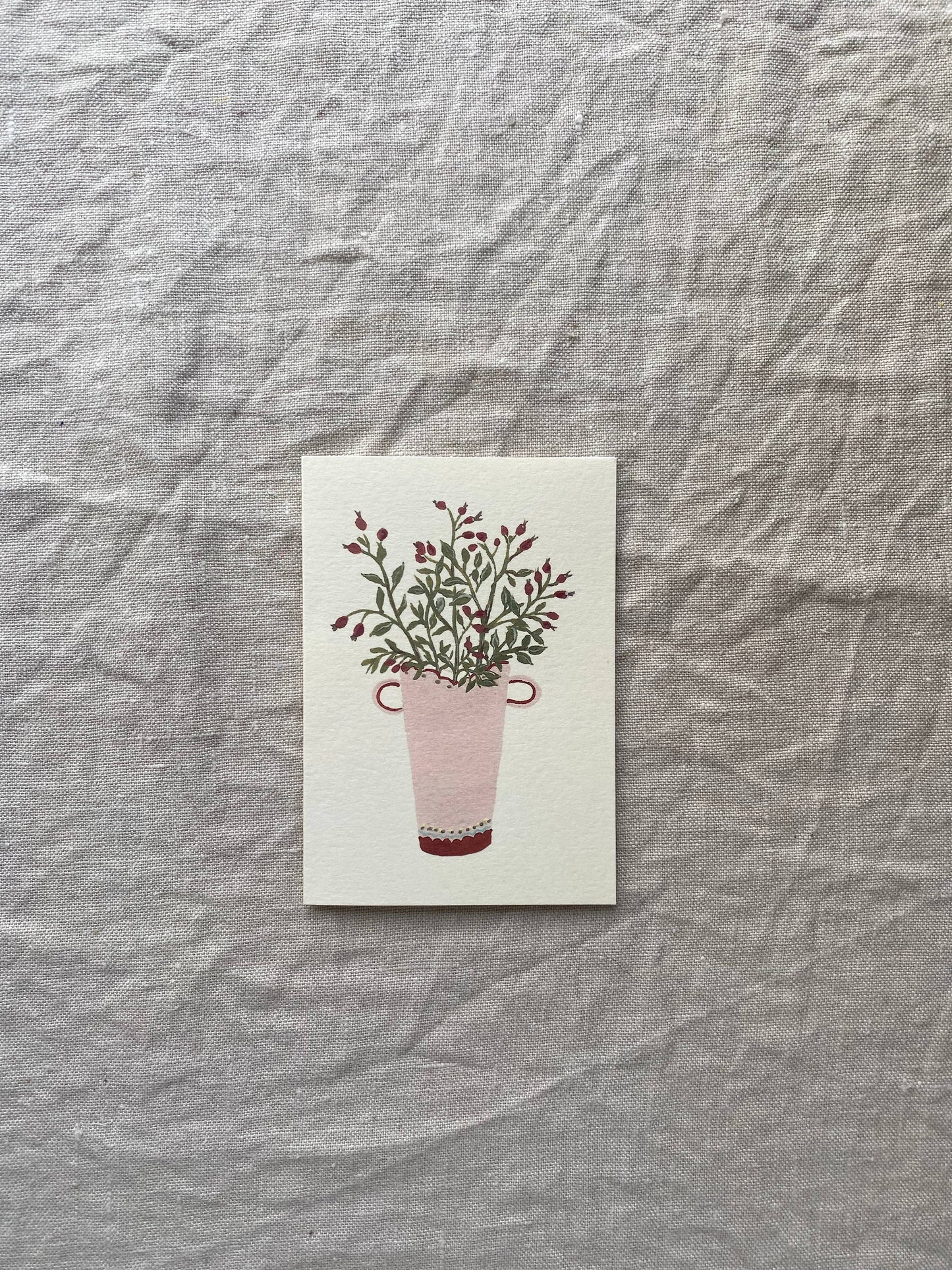 Rosehips Mini Art Card