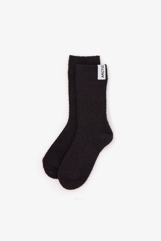 Dark Grey Cosy Socks Made from 100% Recycled Plastic Bottles