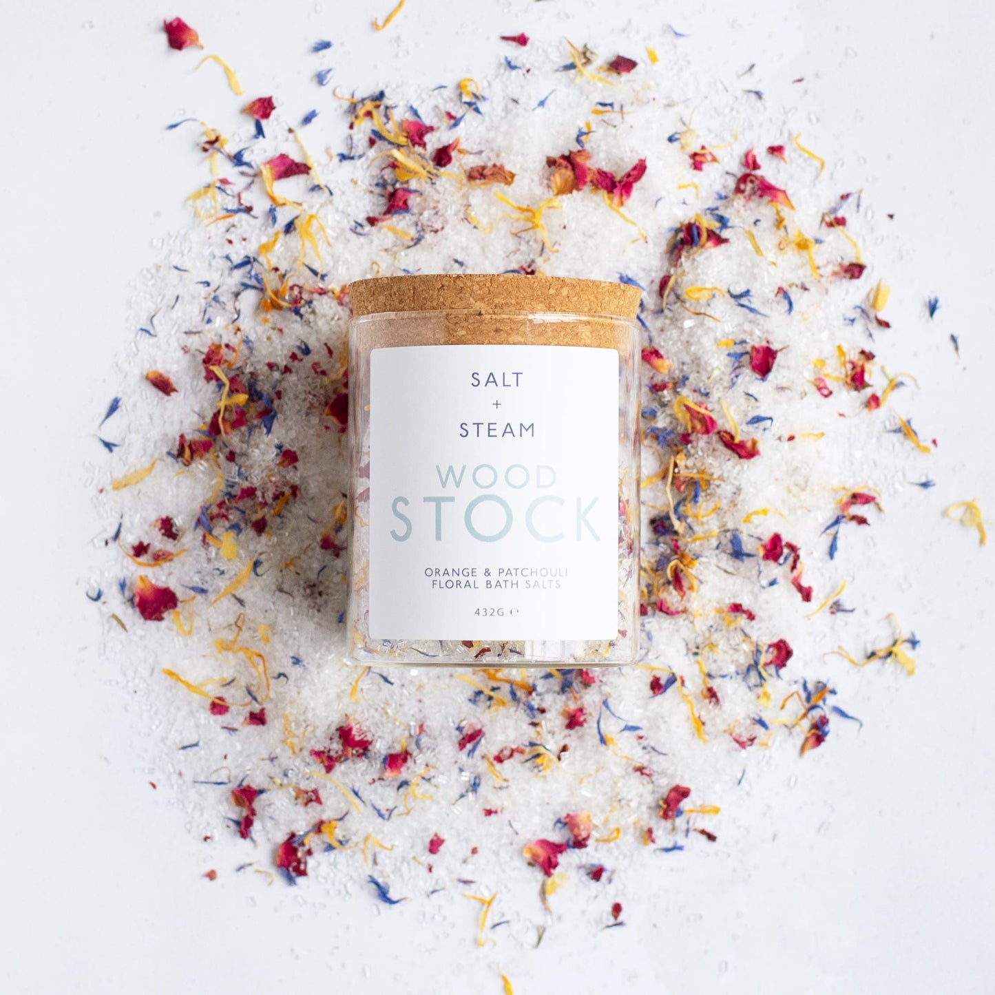 Woodstock - Orange, Patchouli & Petal Bath Salts