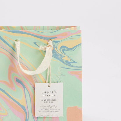 Small Hand Marbled Gift Bags