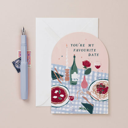 Favourite Date Card | Valentine's Day Cards | Love Cards