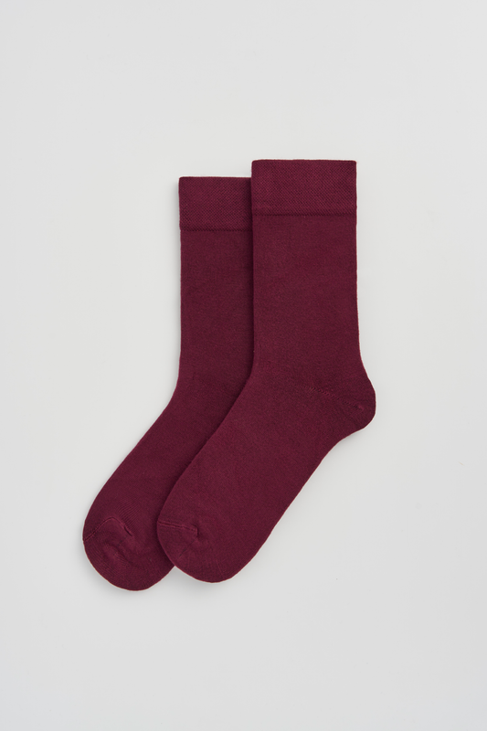 Bamboo Socks Dark Plum