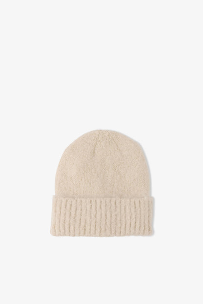 Pebble Beige Beanie Hat Made from 100% Recycled Materials