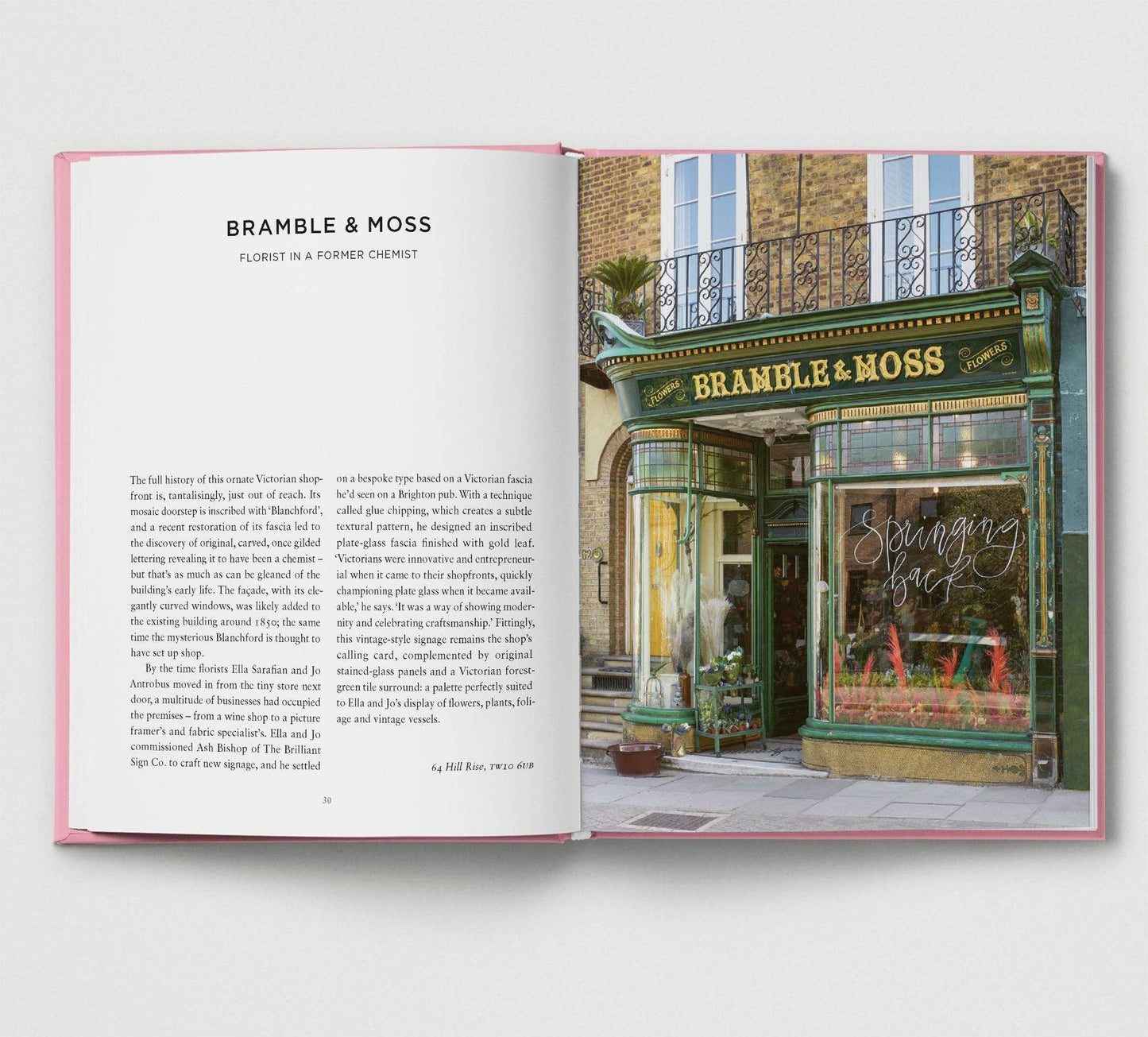 London Shopfronts Book by Emma J Page and Rachael Smith