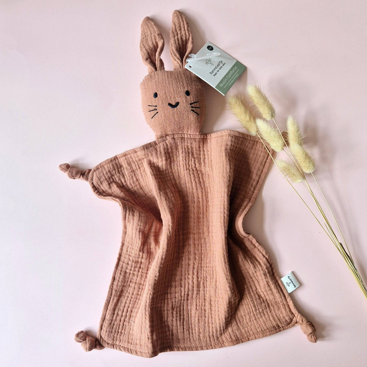 Terracotta Baby Comforter Cuddle Bunny Rabbit Toy