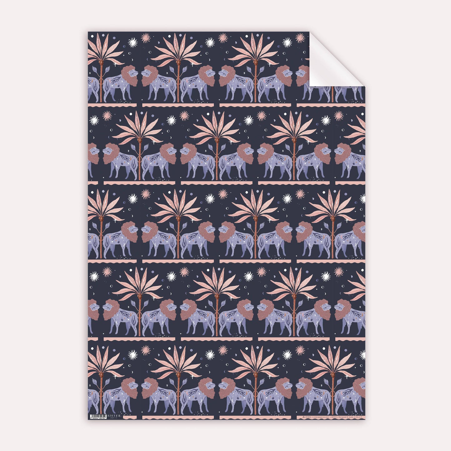 Leo Lion Zodiac Gift Wrap
