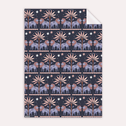Leo Lion Zodiac Gift Wrap