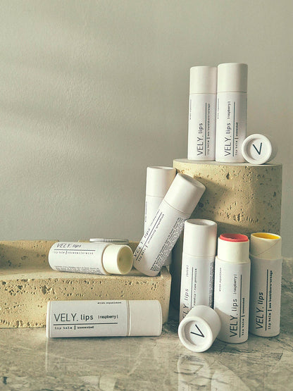 Raspberry Natural Vegan Tinted Lip Balm With Squalane