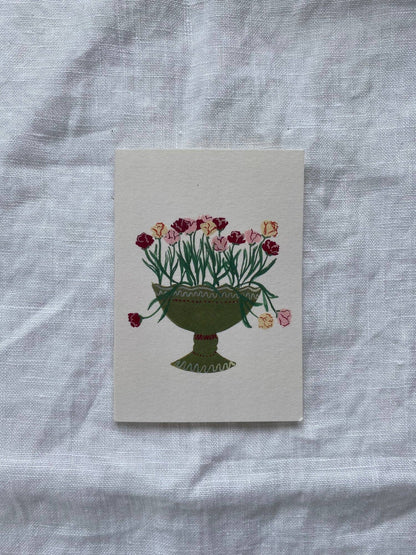 Parrot Tulips Mini Art Card