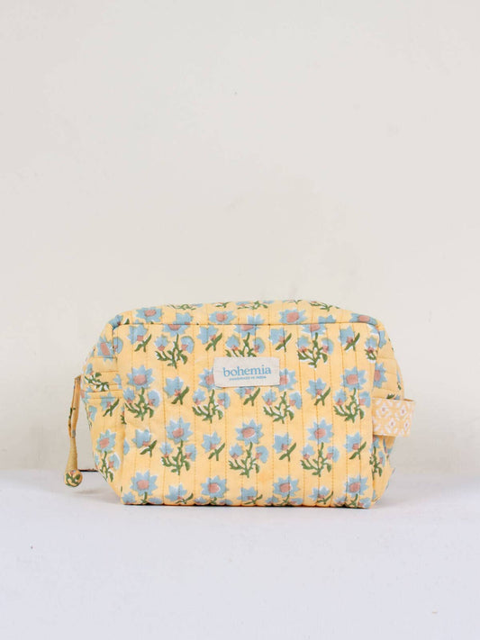 Medium Posie Washbag, Buttermilk