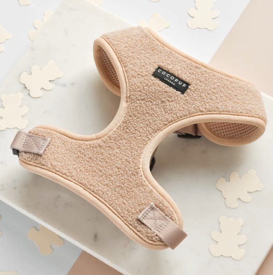 Teddy Adjustable Neck Harness - Sand