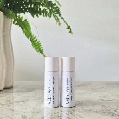 Blushing Rose Tinted Natural Vegan Lip Balm With Strawberry & Grapefruit