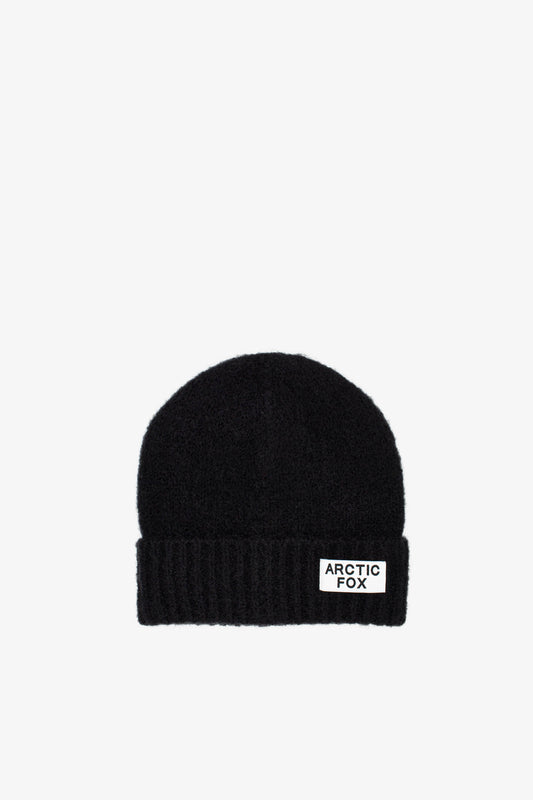 Mohair Beanie - Midnight Black