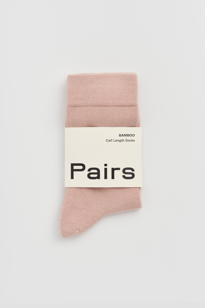 Bamboo Socks Faded Pink