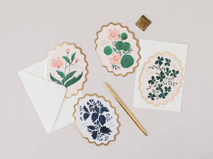 Happy Mothers Day Scallop Die Cut Card